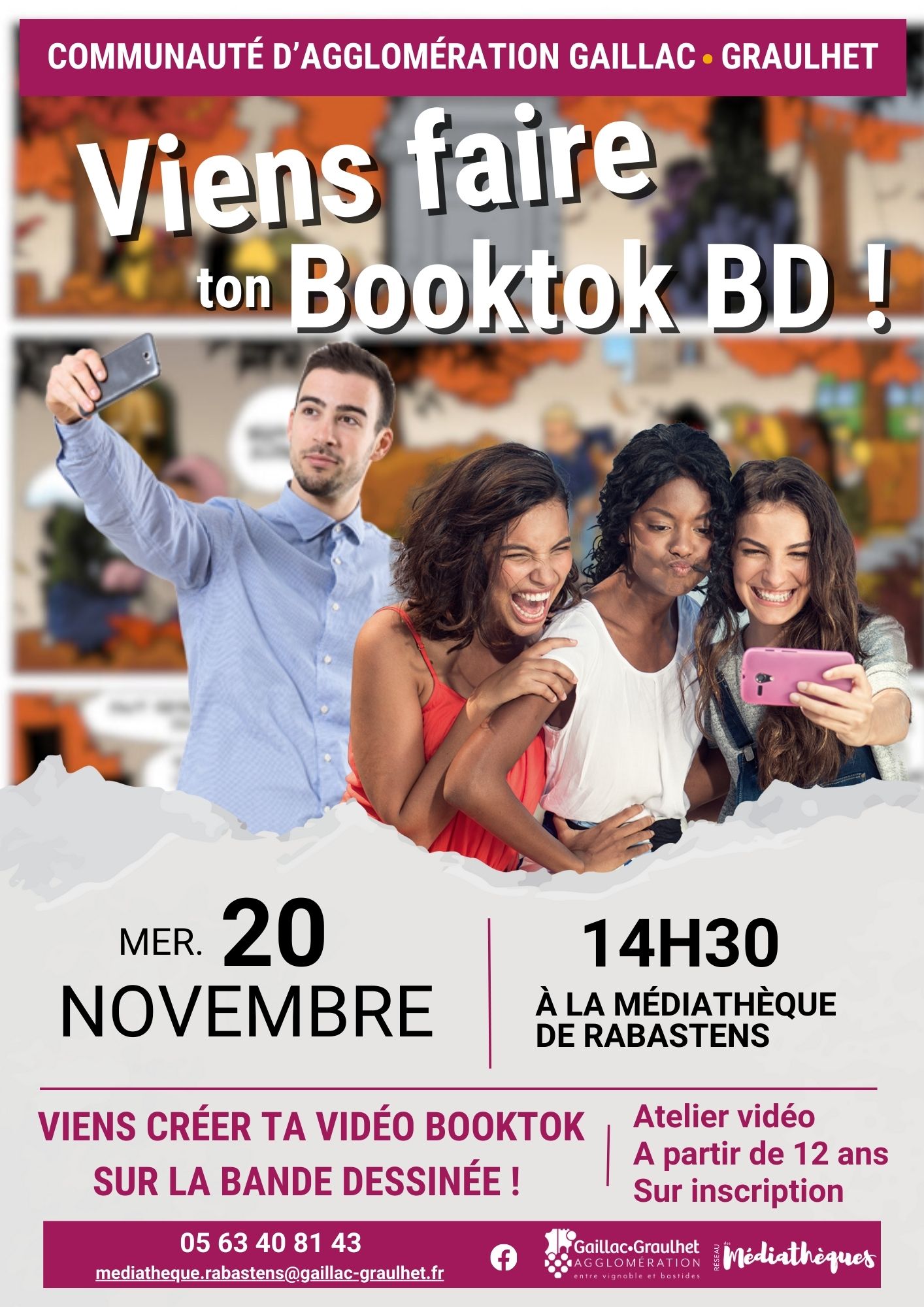 Affiche Booktok 2024 Rabastens