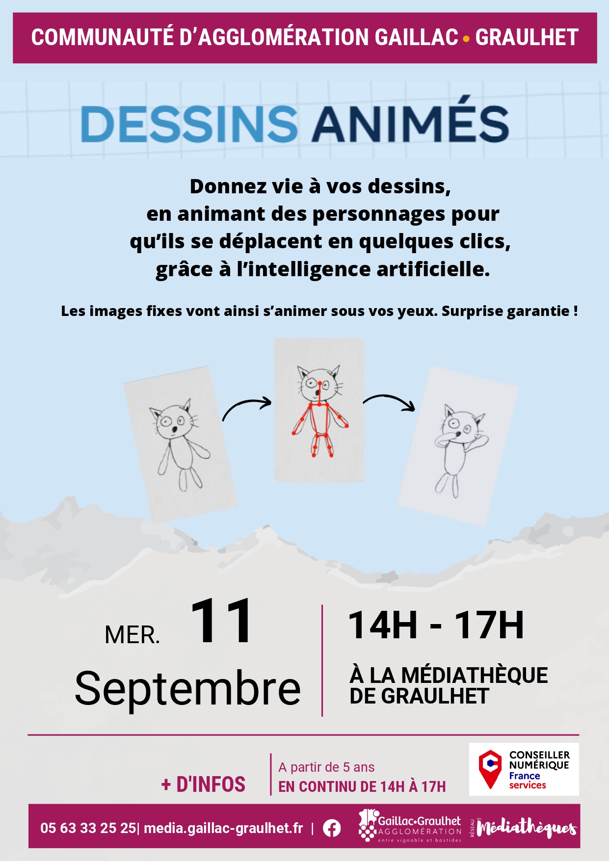 Animation numérique dessin animé 