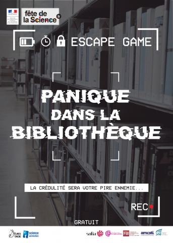 Escape ROOm Panique dans la bibliothèque page 0001