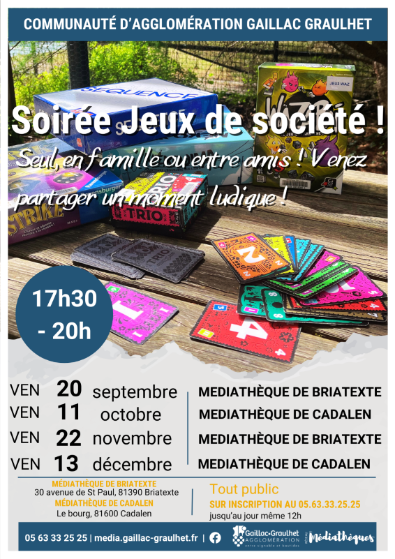 Soirée jeu Sept dec